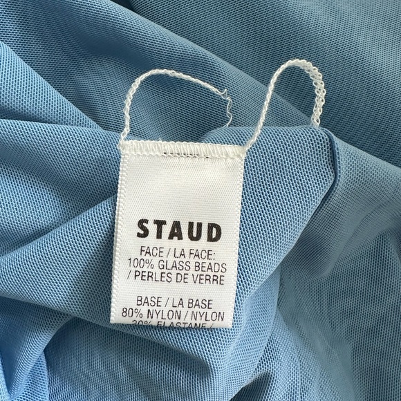 Staud Le Sable Beaded Minidress - Picture 8 of 9